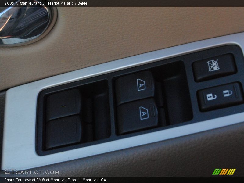 Merlot Metallic / Beige 2009 Nissan Murano S