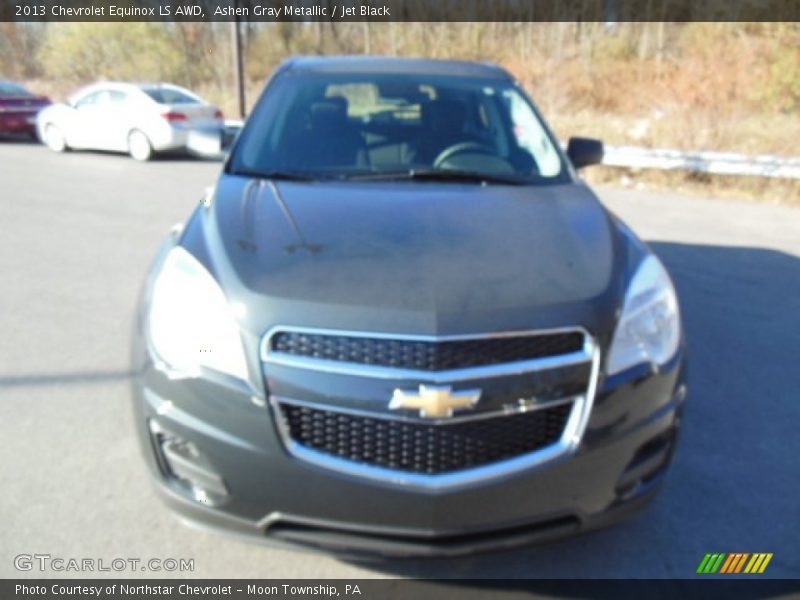 Ashen Gray Metallic / Jet Black 2013 Chevrolet Equinox LS AWD