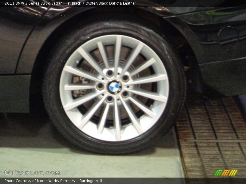 Jet Black / Oyster/Black Dakota Leather 2011 BMW 3 Series 335d Sedan