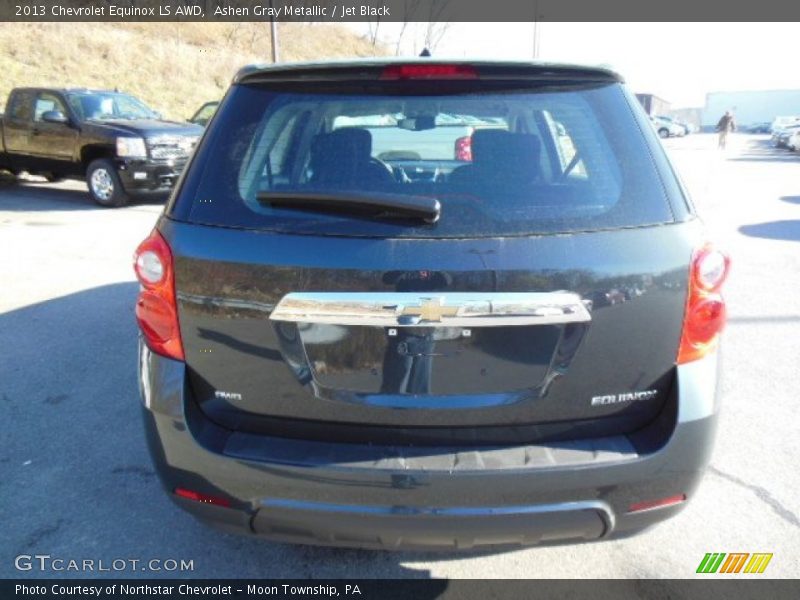Ashen Gray Metallic / Jet Black 2013 Chevrolet Equinox LS AWD