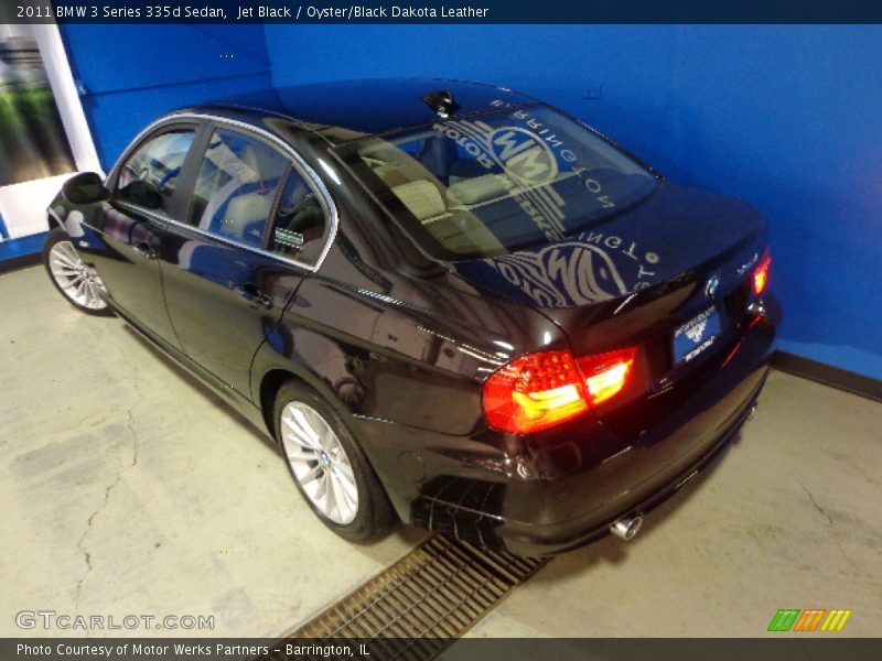 Jet Black / Oyster/Black Dakota Leather 2011 BMW 3 Series 335d Sedan