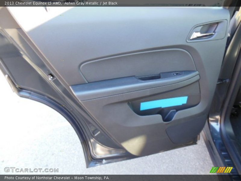 Ashen Gray Metallic / Jet Black 2013 Chevrolet Equinox LS AWD