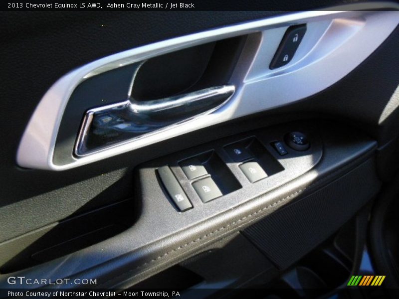 Ashen Gray Metallic / Jet Black 2013 Chevrolet Equinox LS AWD