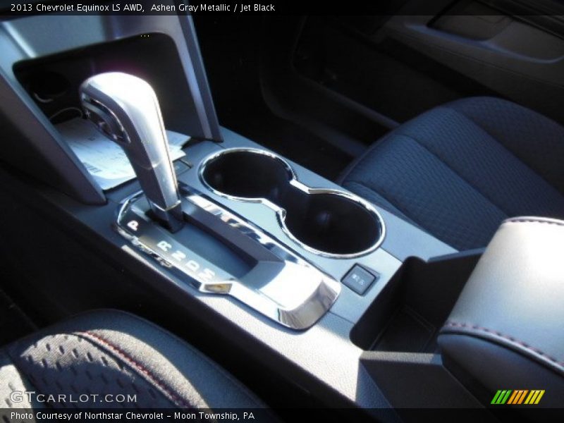 Ashen Gray Metallic / Jet Black 2013 Chevrolet Equinox LS AWD