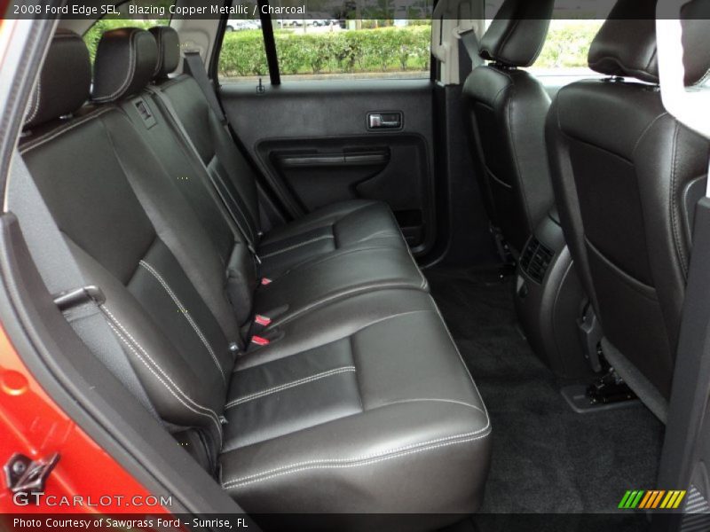 Blazing Copper Metallic / Charcoal 2008 Ford Edge SEL