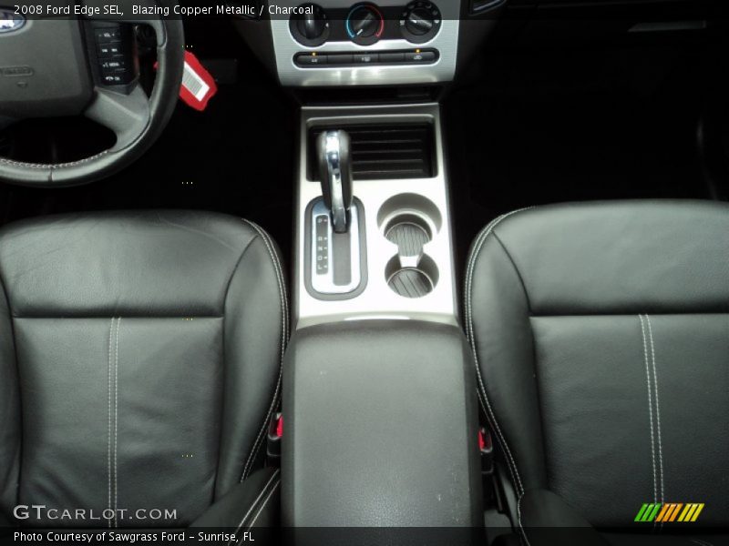 Blazing Copper Metallic / Charcoal 2008 Ford Edge SEL