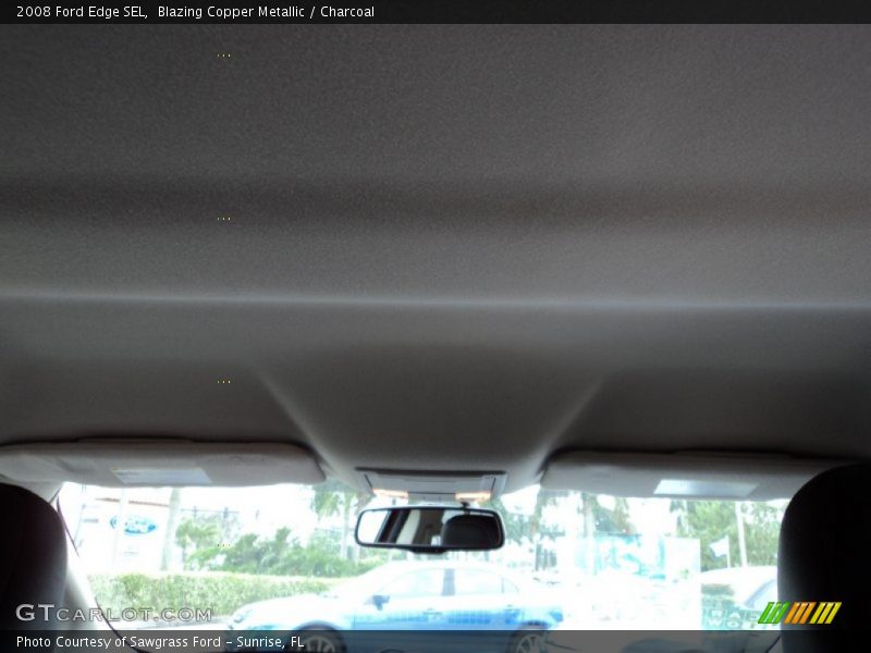 Blazing Copper Metallic / Charcoal 2008 Ford Edge SEL