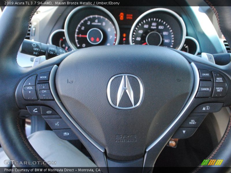 Controls of 2009 TL 3.7 SH-AWD