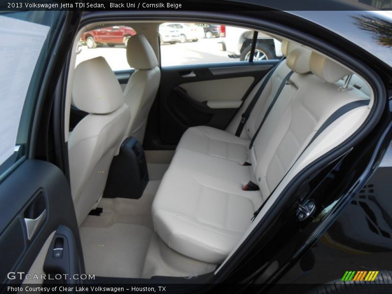 Black Uni / Cornsilk Beige 2013 Volkswagen Jetta TDI Sedan