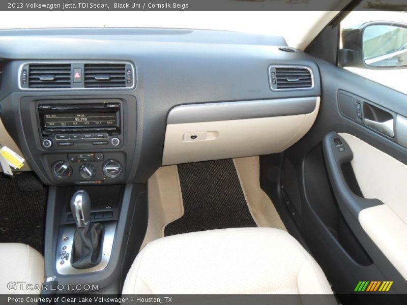 Black Uni / Cornsilk Beige 2013 Volkswagen Jetta TDI Sedan