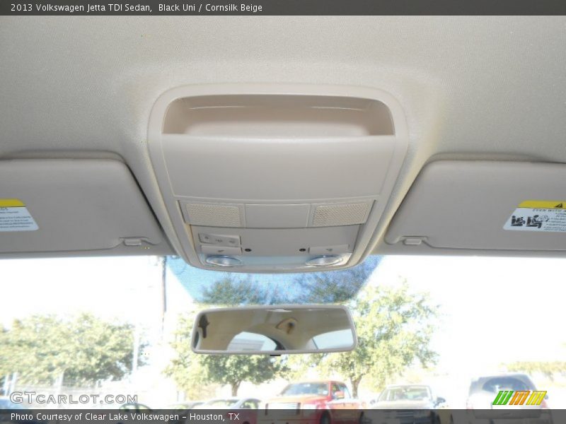 Black Uni / Cornsilk Beige 2013 Volkswagen Jetta TDI Sedan