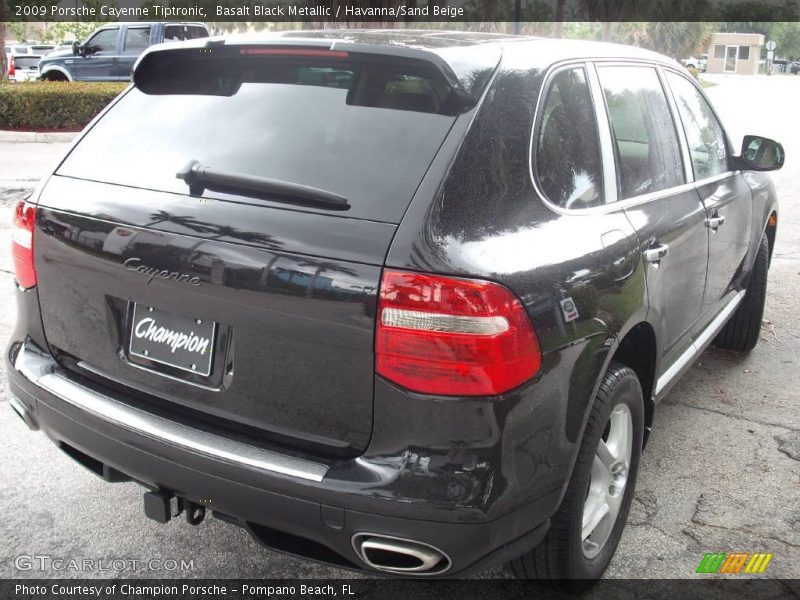 Basalt Black Metallic / Havanna/Sand Beige 2009 Porsche Cayenne Tiptronic