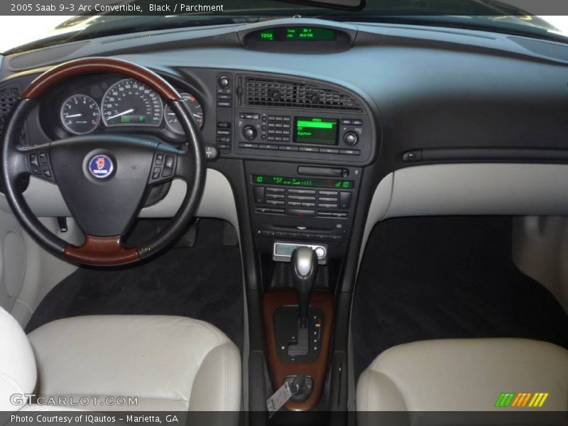 Black / Parchment 2005 Saab 9-3 Arc Convertible