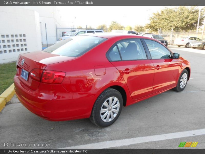Tornado Red / Titan Black 2013 Volkswagen Jetta S Sedan