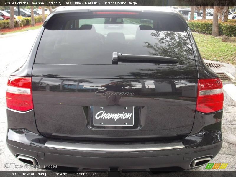 Basalt Black Metallic / Havanna/Sand Beige 2009 Porsche Cayenne Tiptronic