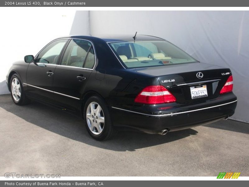 Black Onyx / Cashmere 2004 Lexus LS 430