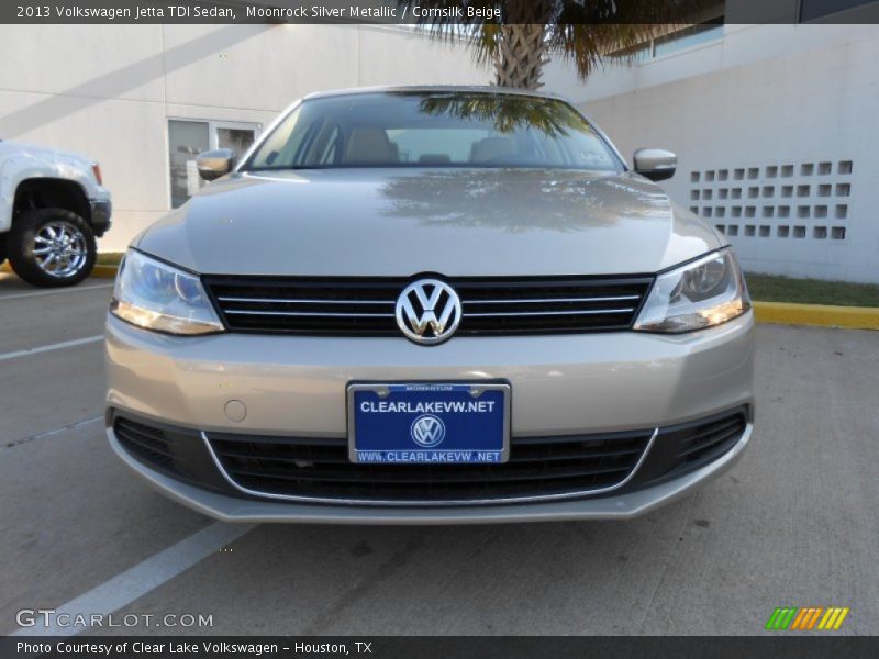Moonrock Silver Metallic / Cornsilk Beige 2013 Volkswagen Jetta TDI Sedan