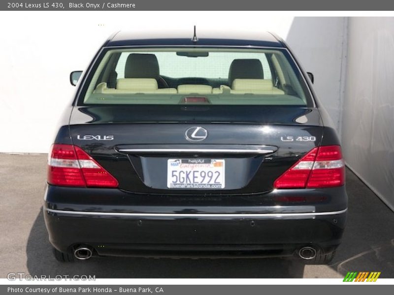 Black Onyx / Cashmere 2004 Lexus LS 430