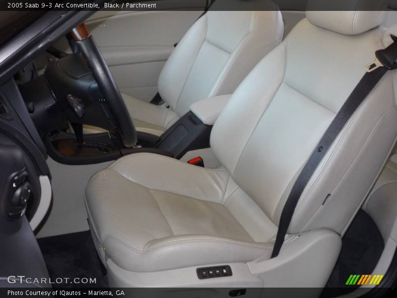 Black / Parchment 2005 Saab 9-3 Arc Convertible