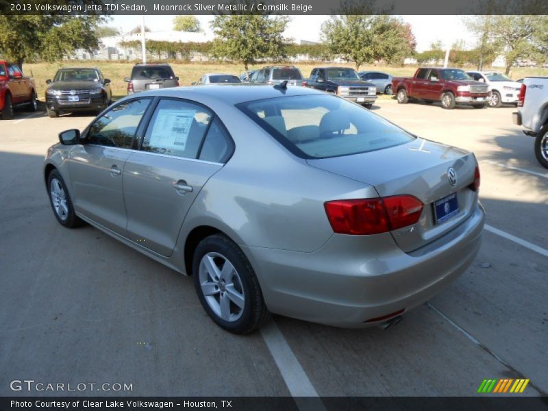 Moonrock Silver Metallic / Cornsilk Beige 2013 Volkswagen Jetta TDI Sedan