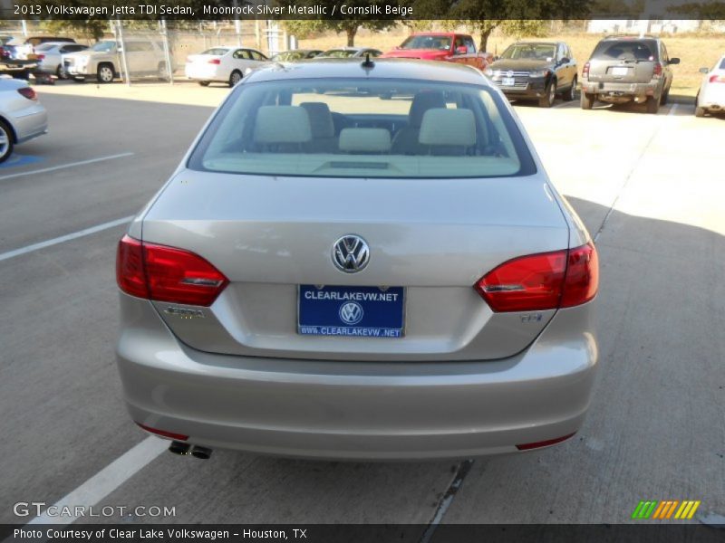 Moonrock Silver Metallic / Cornsilk Beige 2013 Volkswagen Jetta TDI Sedan