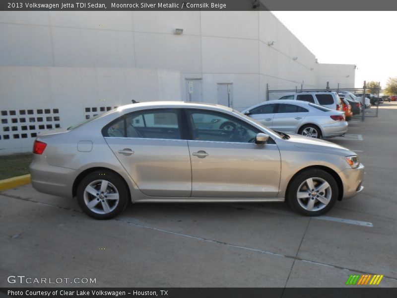 Moonrock Silver Metallic / Cornsilk Beige 2013 Volkswagen Jetta TDI Sedan