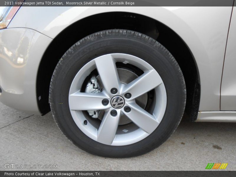 Moonrock Silver Metallic / Cornsilk Beige 2013 Volkswagen Jetta TDI Sedan