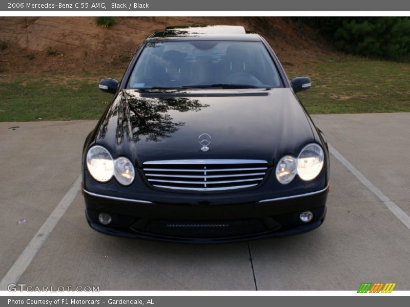 Black / Black 2006 Mercedes-Benz C 55 AMG