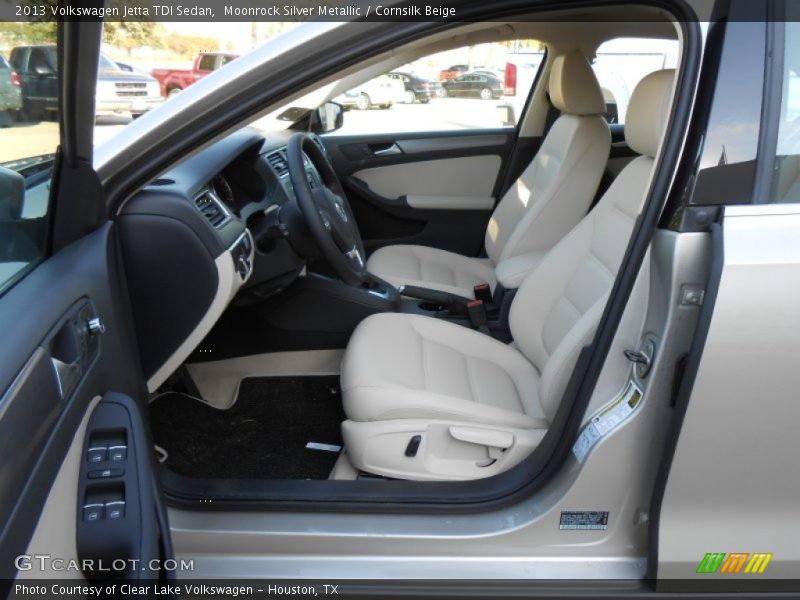 Moonrock Silver Metallic / Cornsilk Beige 2013 Volkswagen Jetta TDI Sedan