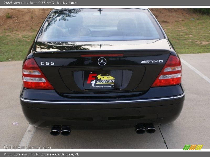 Black / Black 2006 Mercedes-Benz C 55 AMG