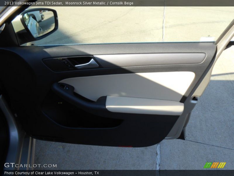 Moonrock Silver Metallic / Cornsilk Beige 2013 Volkswagen Jetta TDI Sedan