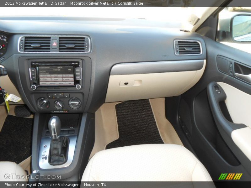 Moonrock Silver Metallic / Cornsilk Beige 2013 Volkswagen Jetta TDI Sedan