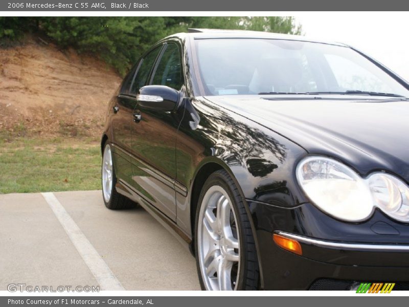 Black / Black 2006 Mercedes-Benz C 55 AMG