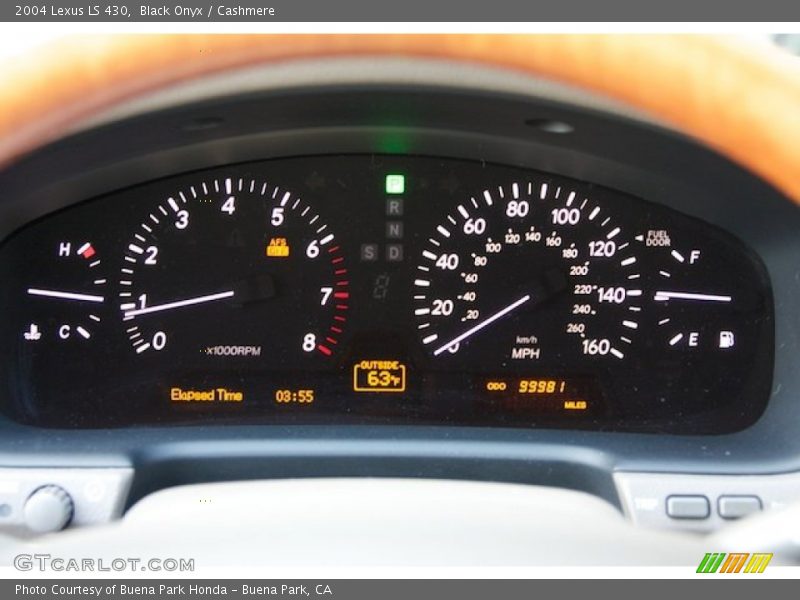 Black Onyx / Cashmere 2004 Lexus LS 430