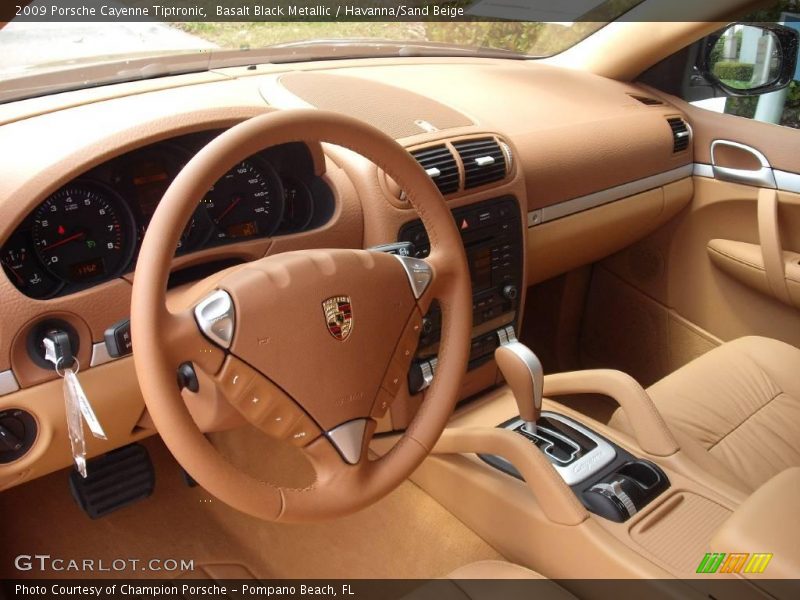 Basalt Black Metallic / Havanna/Sand Beige 2009 Porsche Cayenne Tiptronic