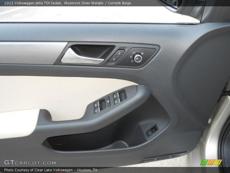 Moonrock Silver Metallic / Cornsilk Beige 2013 Volkswagen Jetta TDI Sedan