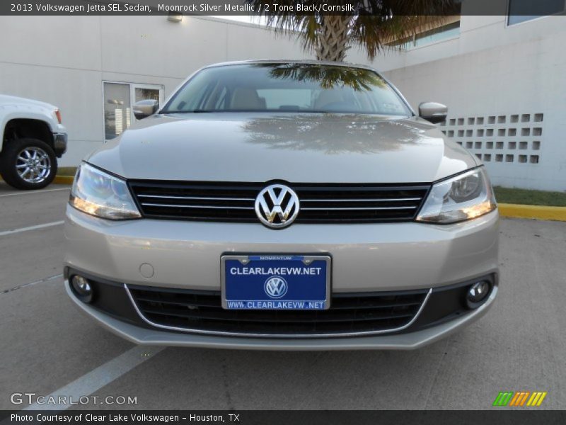 Moonrock Silver Metallic / 2 Tone Black/Cornsilk 2013 Volkswagen Jetta SEL Sedan