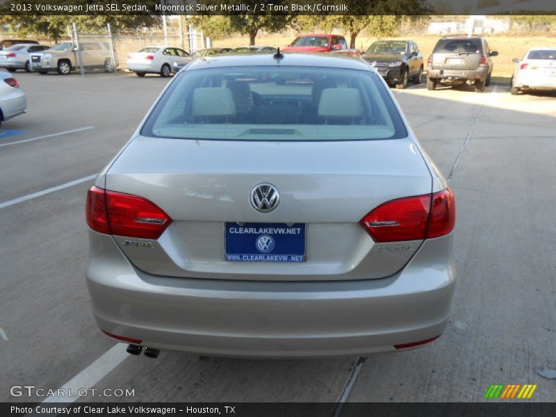 Moonrock Silver Metallic / 2 Tone Black/Cornsilk 2013 Volkswagen Jetta SEL Sedan