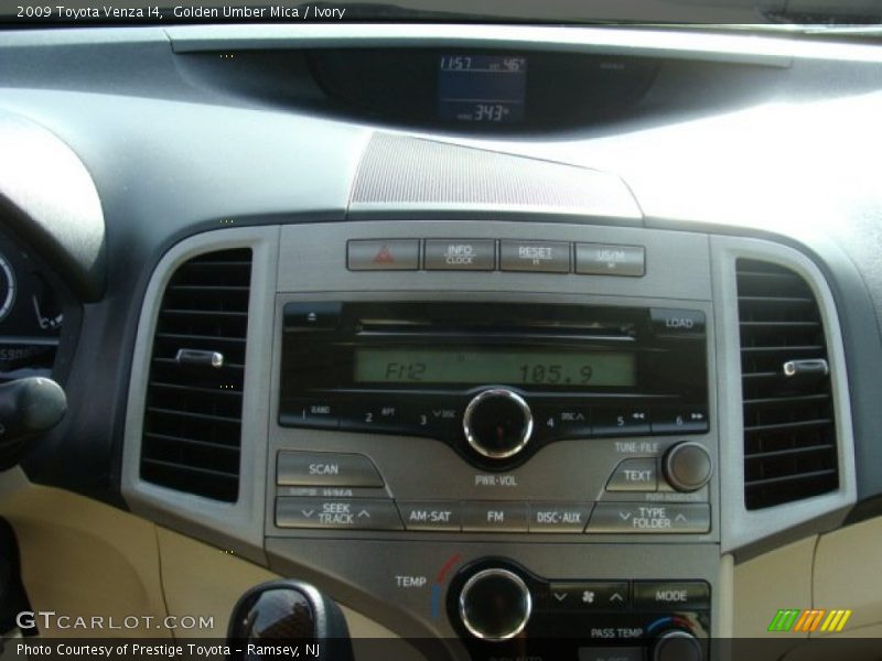 Golden Umber Mica / Ivory 2009 Toyota Venza I4