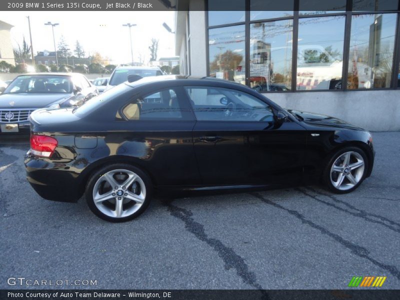 Jet Black / Black 2009 BMW 1 Series 135i Coupe