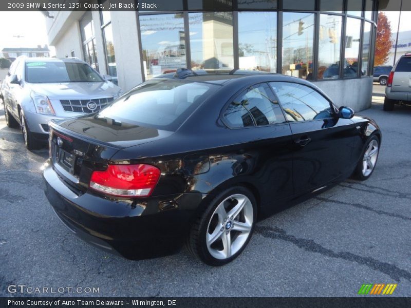 Jet Black / Black 2009 BMW 1 Series 135i Coupe