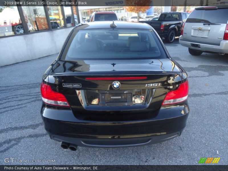 Jet Black / Black 2009 BMW 1 Series 135i Coupe