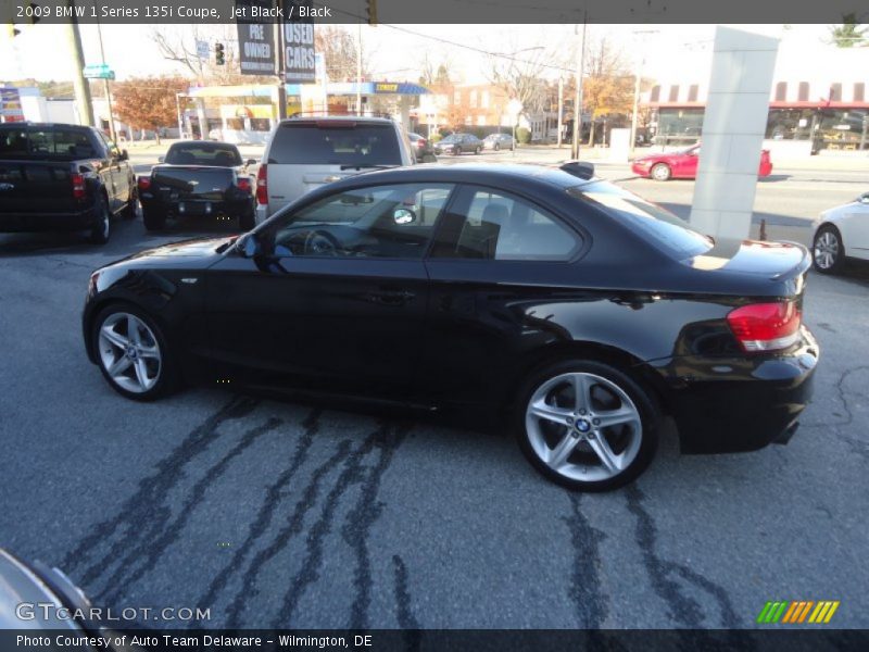 Jet Black / Black 2009 BMW 1 Series 135i Coupe