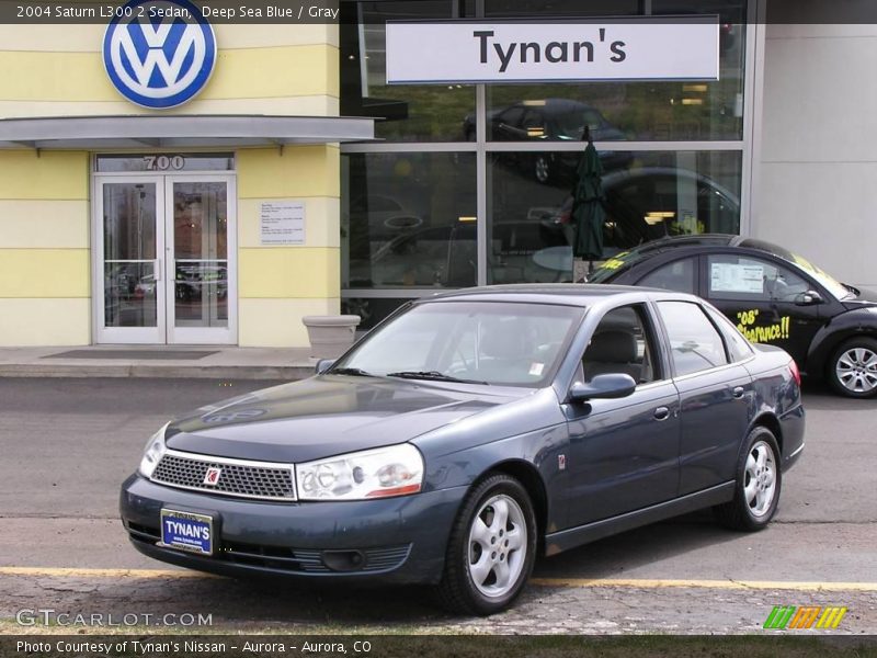 Deep Sea Blue / Gray 2004 Saturn L300 2 Sedan