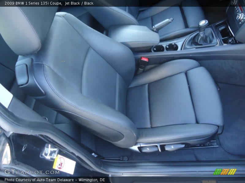 Jet Black / Black 2009 BMW 1 Series 135i Coupe