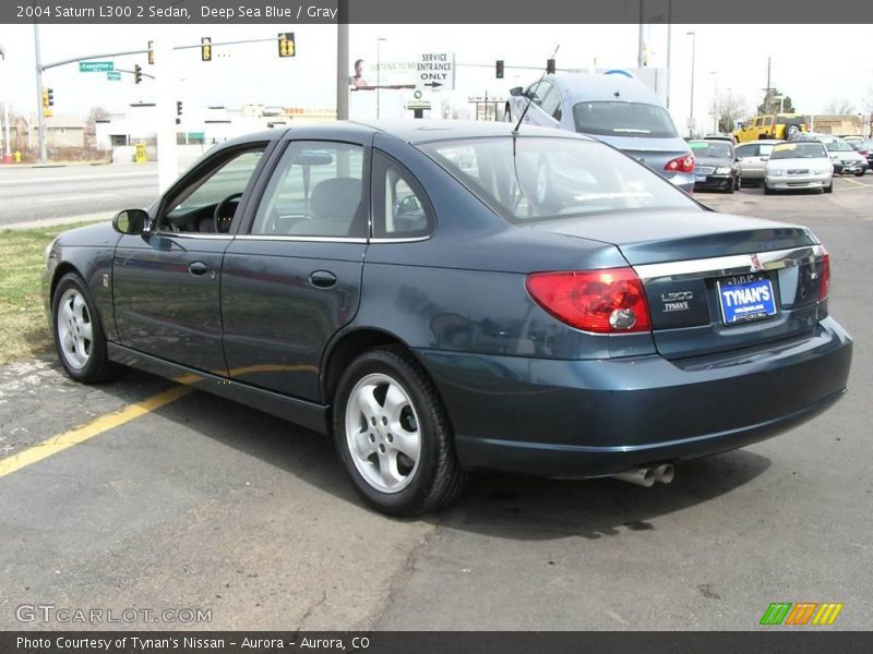 Deep Sea Blue / Gray 2004 Saturn L300 2 Sedan