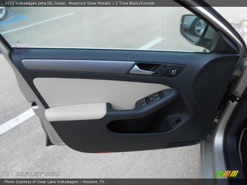 Moonrock Silver Metallic / 2 Tone Black/Cornsilk 2013 Volkswagen Jetta SEL Sedan