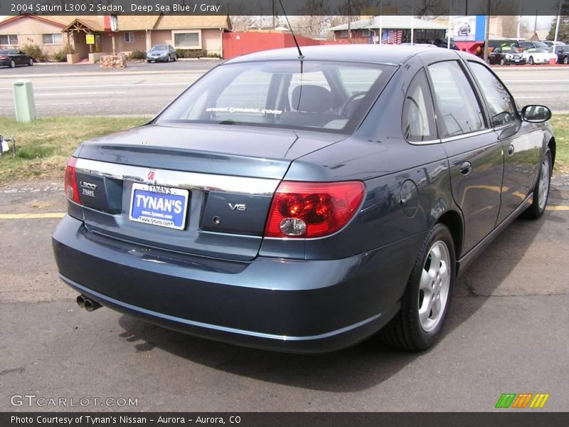 Deep Sea Blue / Gray 2004 Saturn L300 2 Sedan