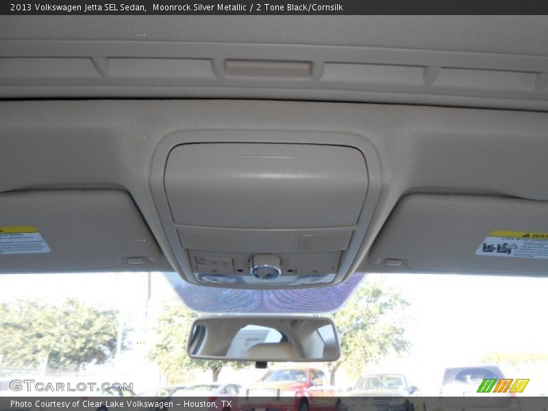 Moonrock Silver Metallic / 2 Tone Black/Cornsilk 2013 Volkswagen Jetta SEL Sedan