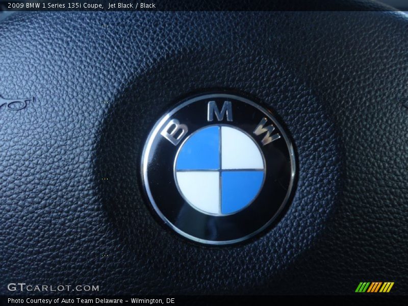 Jet Black / Black 2009 BMW 1 Series 135i Coupe